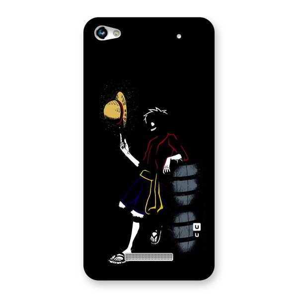 One Piece Luffy Style Back Case for Micromax Hue 2