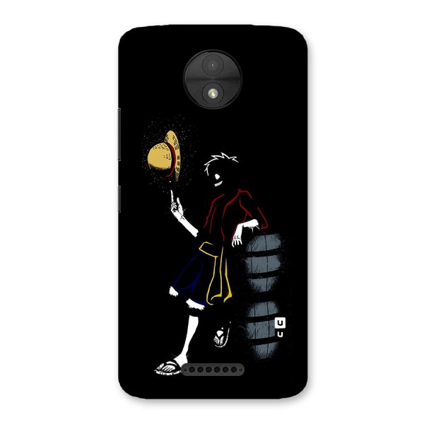 One Piece Luffy Style Back Case for Moto C
