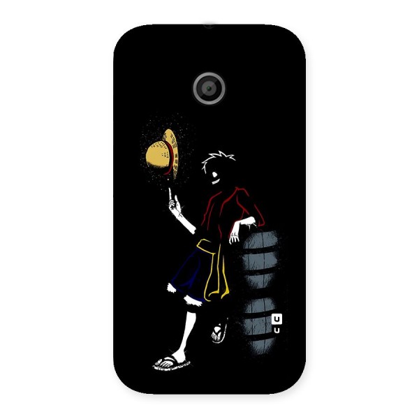 One Piece Luffy Style Back Case for Moto E