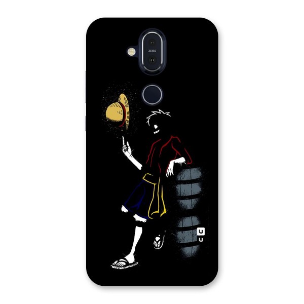 One Piece Luffy Style Back Case for Nokia 8.1