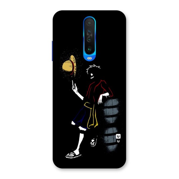 One Piece Luffy Style Back Case for Poco X2