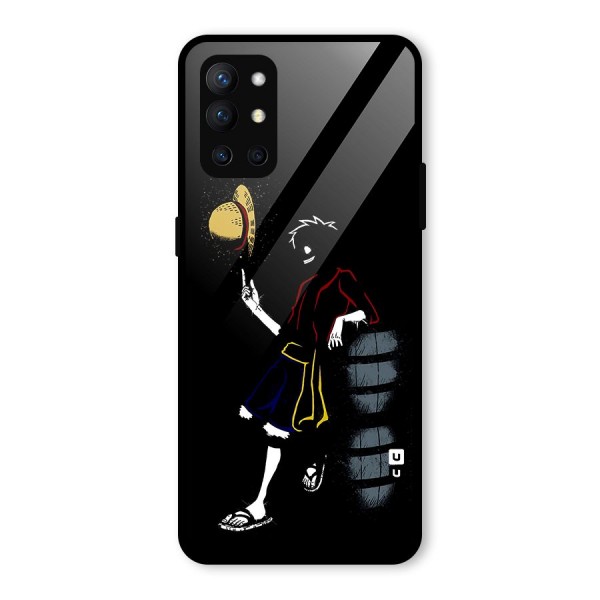 One Piece Luffy Style Glass Back Case for OnePlus 9R