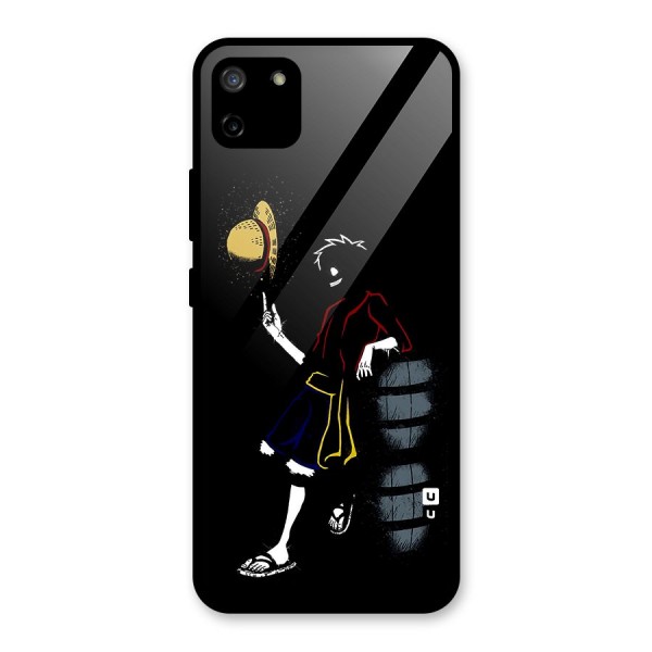 One Piece Luffy Style Glass Back Case for Realme C11