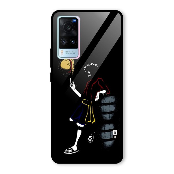 One Piece Luffy Style Glass Back Case for Vivo X60