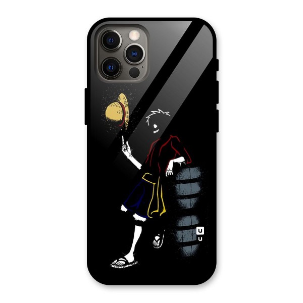 One Piece Luffy Style Glass Back Case for iPhone 12 Pro