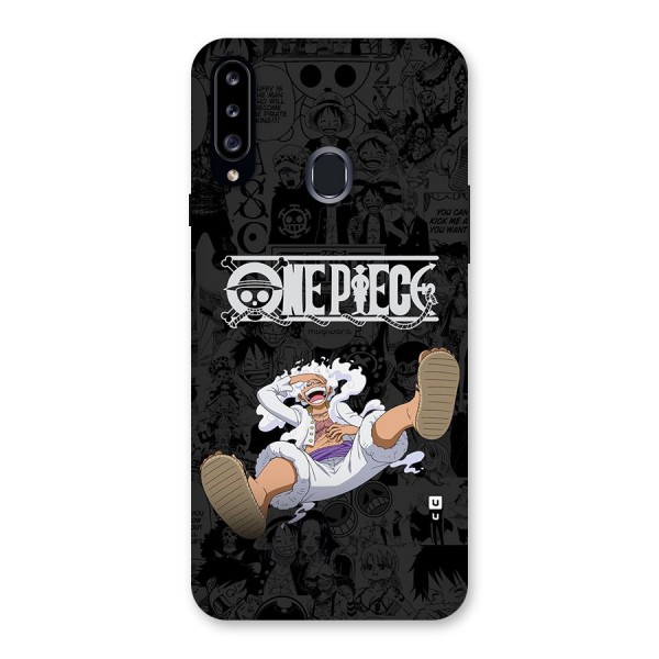 One Piece Manga Laughing Back Case for Galaxy A20s