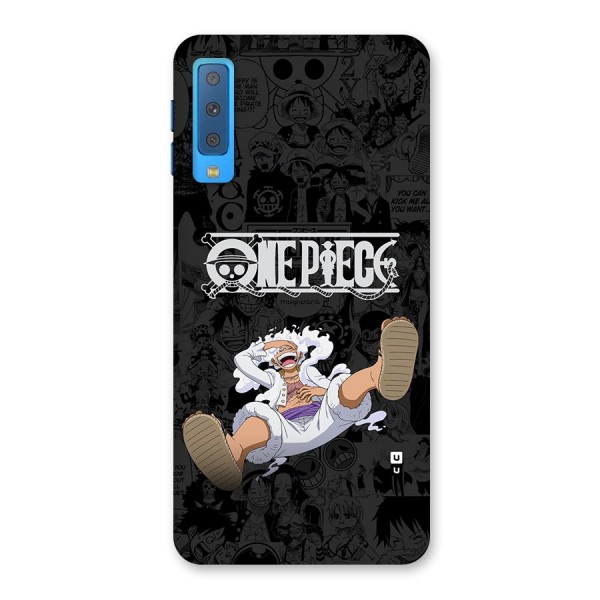 One Piece Manga Laughing Back Case for Galaxy A7 (2018)