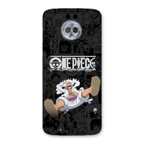 One Piece Manga Laughing Back Case for Moto G6