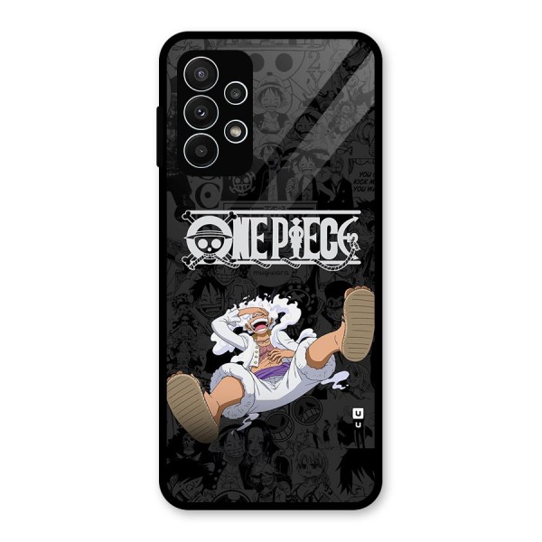 One Piece Manga Laughing Glass Back Case for Galaxy A23