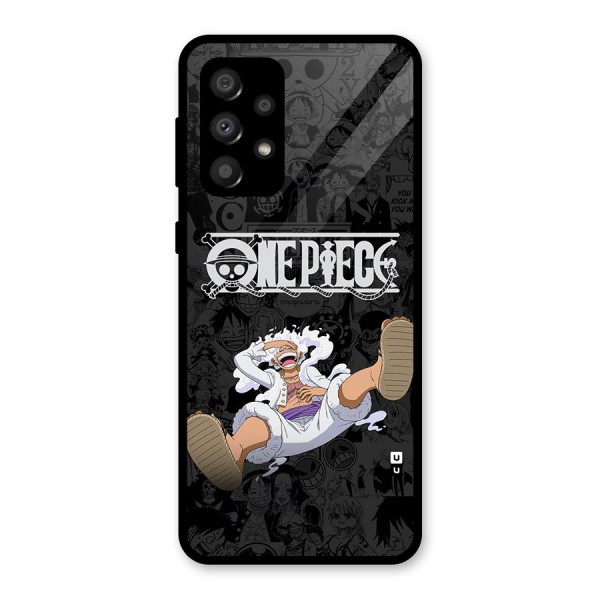 One Piece Manga Laughing Glass Back Case for Galaxy A32