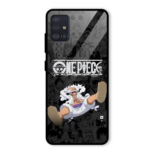 One Piece Manga Laughing Glass Back Case for Galaxy A51