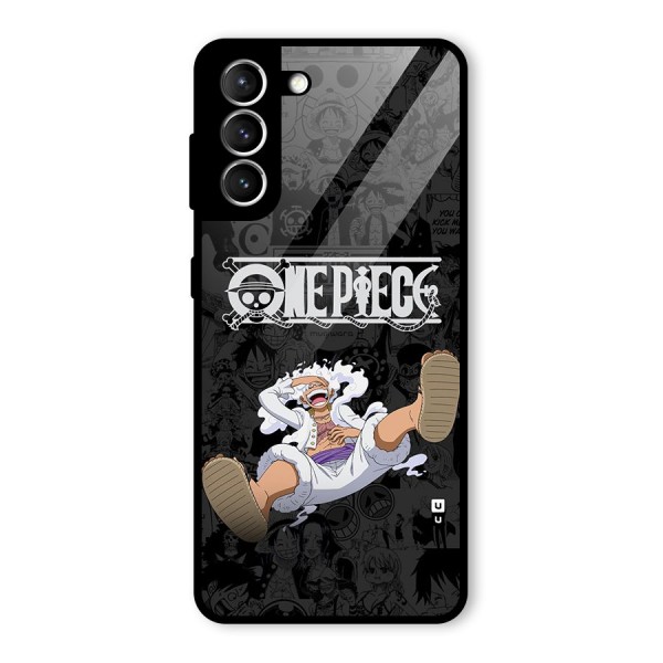 One Piece Manga Laughing Glass Back Case for Galaxy S21 5G