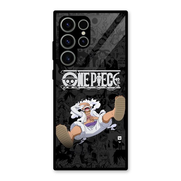 One Piece Manga Laughing Glass Back Case for Galaxy S23 Ultra