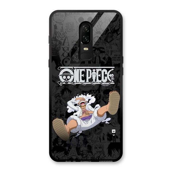 One Piece Manga Laughing Glass Back Case for OnePlus 6