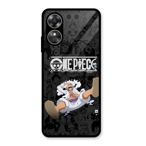 One Piece Manga Laughing Glass Back Case for Oppo A17