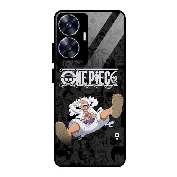 One Piece Manga Laughing Glass Back Case for realme C55