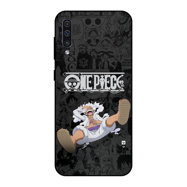 One Piece Manga Laughing Metal Back Case for Galaxy A50s