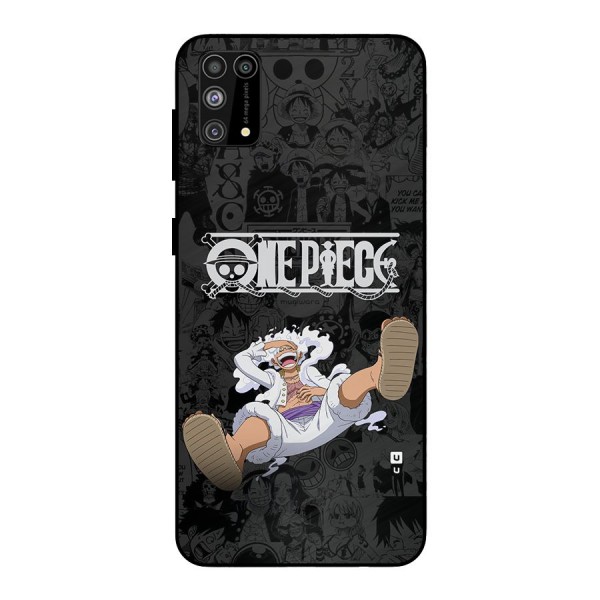 One Piece Manga Laughing Metal Back Case for Galaxy M31