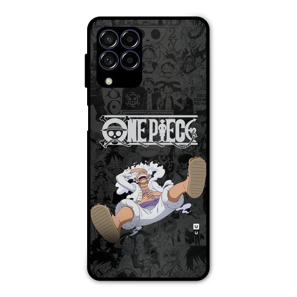 One Piece Manga Laughing Metal Back Case for Galaxy M53 5G