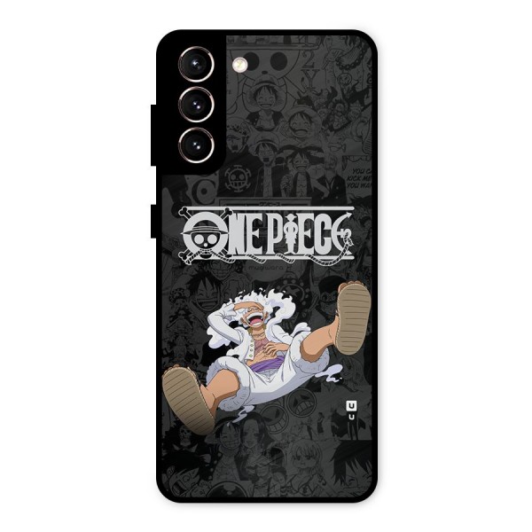 One Piece Manga Laughing Metal Back Case for Galaxy S21 5G