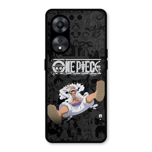 One Piece Manga Laughing Metal Back Case for Oppo A78