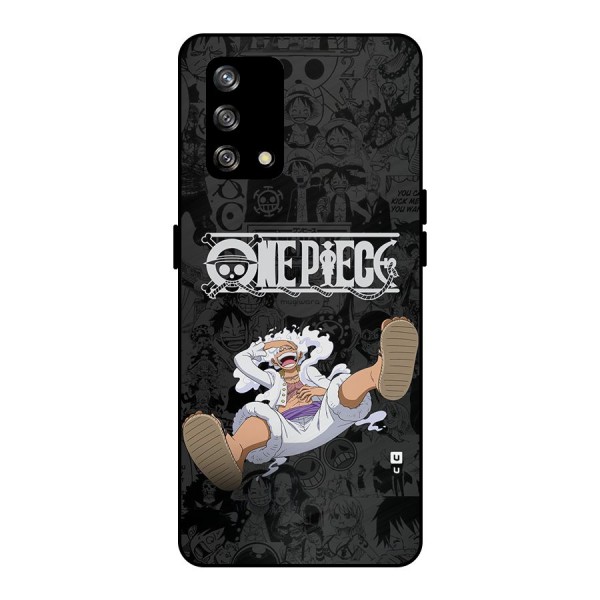 One Piece Manga Laughing Metal Back Case for Oppo F19s