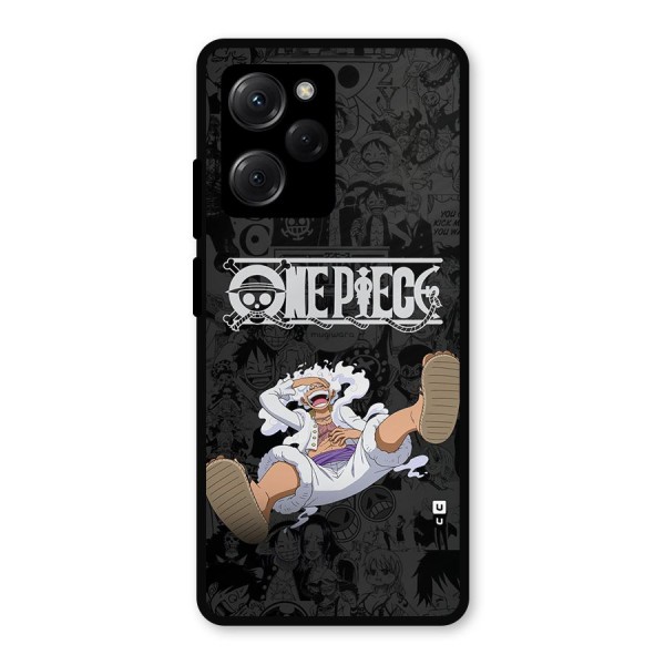 One Piece Manga Laughing Metal Back Case for Poco X5 Pro