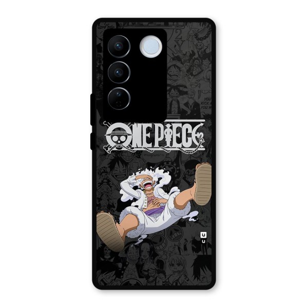 One Piece Manga Laughing Metal Back Case for Vivo V27 Pro