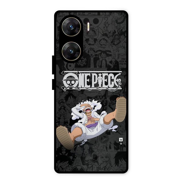 One Piece Manga Laughing Metal Back Case for Vivo V29e