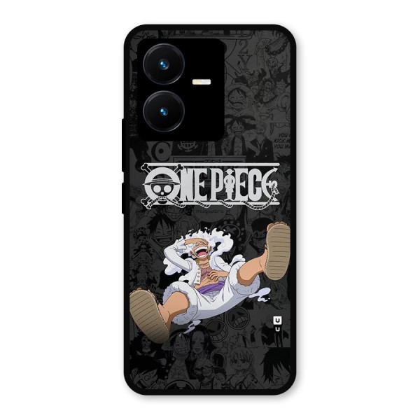 One Piece Manga Laughing Metal Back Case for Vivo Y22