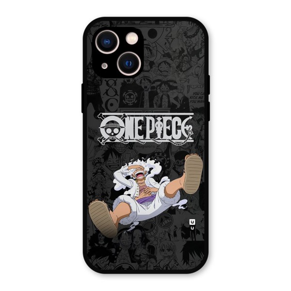 One Piece Manga Laughing Metal Back Case for iPhone 13