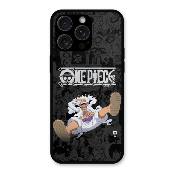 One Piece Manga Laughing Metal Back Case for iPhone 15 Pro Max
