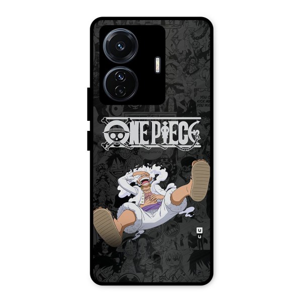 One Piece Manga Laughing Metal Back Case for iQOO Z6