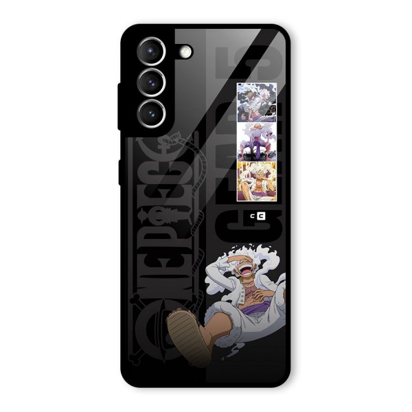 One Piece Monkey D LUffy Gear 5 Glass Back Case for Galaxy S21 5G