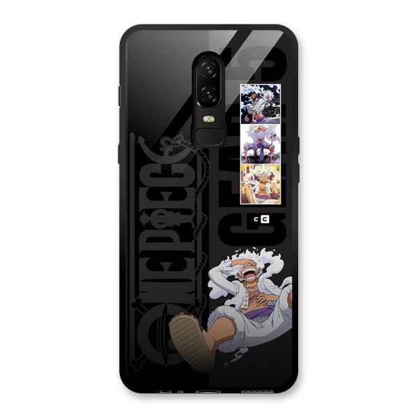 One Piece Monkey D LUffy Gear 5 Glass Back Case for OnePlus 6