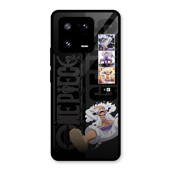 One Piece Monkey D LUffy Gear 5 Glass Back Case for Xiaomi 13 Pro