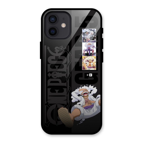 One Piece Monkey D LUffy Gear 5 Glass Back Case for iPhone 12