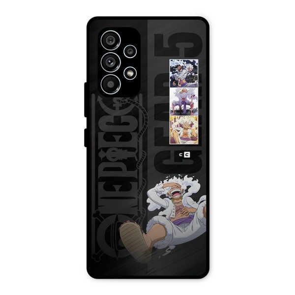 One Piece Monkey D LUffy Gear 5 Metal Back Case for Galaxy A53 5G