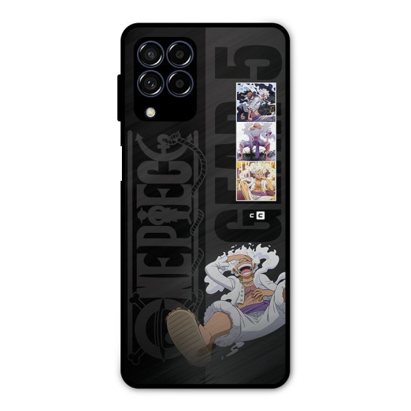 One Piece Monkey D LUffy Gear 5 Metal Back Case for Galaxy M53 5G