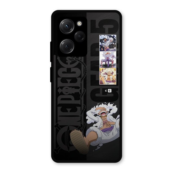 One Piece Monkey D LUffy Gear 5 Metal Back Case for Poco X5 Pro