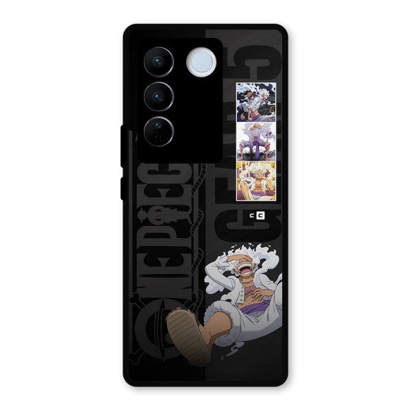 One Piece Monkey D LUffy Gear 5 Metal Back Case for Vivo V27 Pro