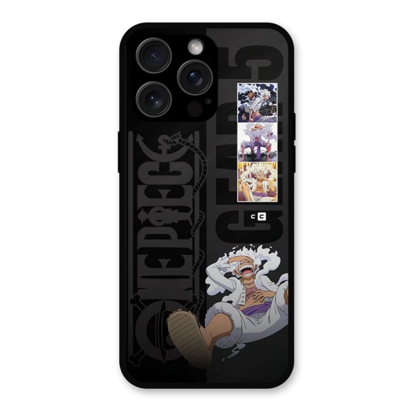 One Piece Monkey D LUffy Gear 5 Metal Back Case for iPhone 15 Pro Max