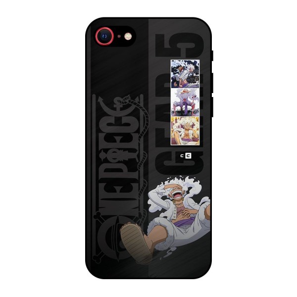 One Piece Monkey D LUffy Gear 5 Metal Back Case for iPhone 8