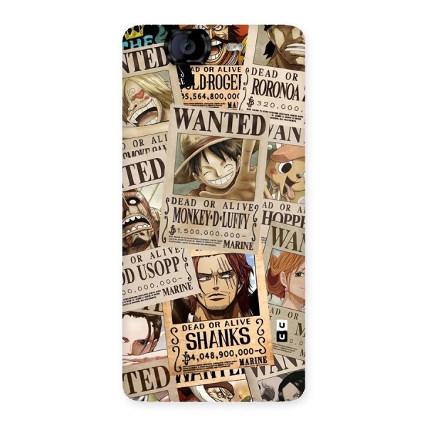 One Piece Most Wanted Back Case for Canvas Knight A350