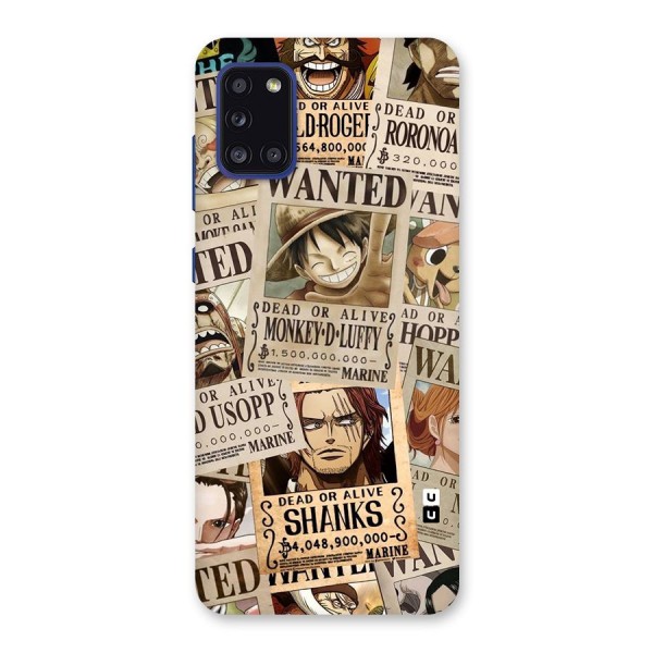 One Piece Most Wanted Back Case for Galaxy A31