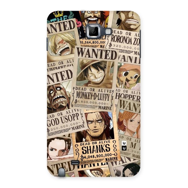 One Piece Most Wanted Back Case for Galaxy Note