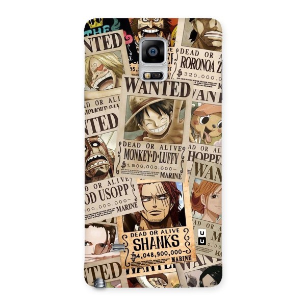 One Piece Most Wanted Back Case for Galaxy Note 4