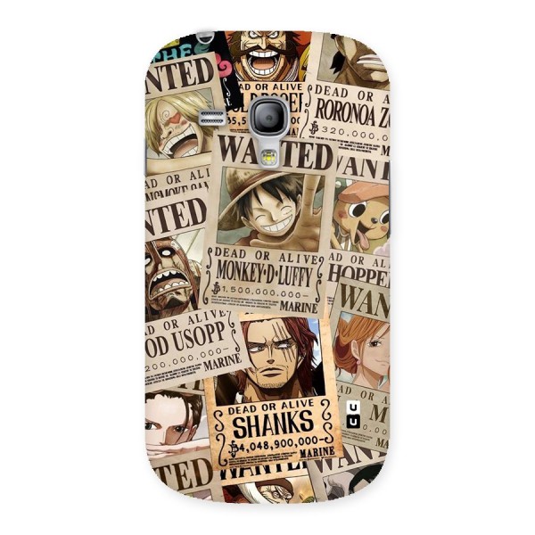 One Piece Most Wanted Back Case for Galaxy S3 Mini