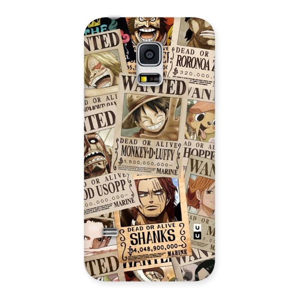 One Piece Most Wanted Back Case for Galaxy S5 Mini