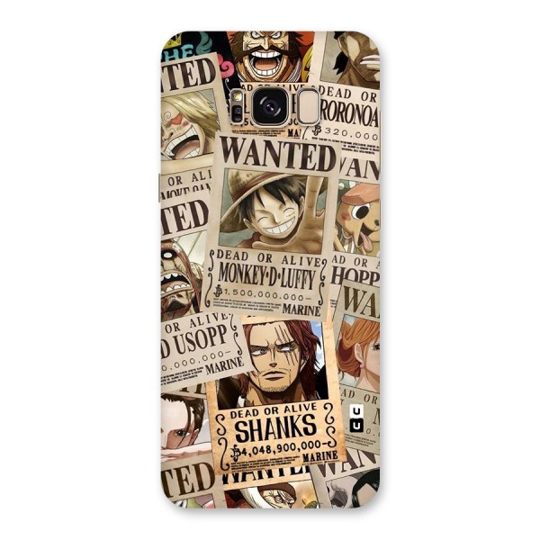 One Piece Most Wanted Back Case for Galaxy S8 Plus